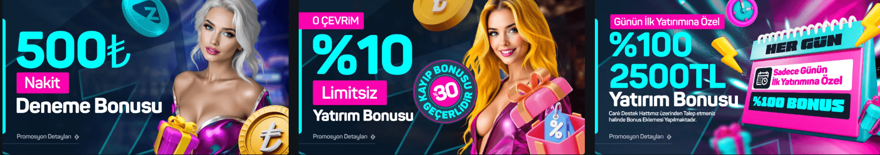 Zbahis Bonusları Set 2